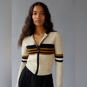 Urban Outfitters Quinn Zip-Up Sweater
